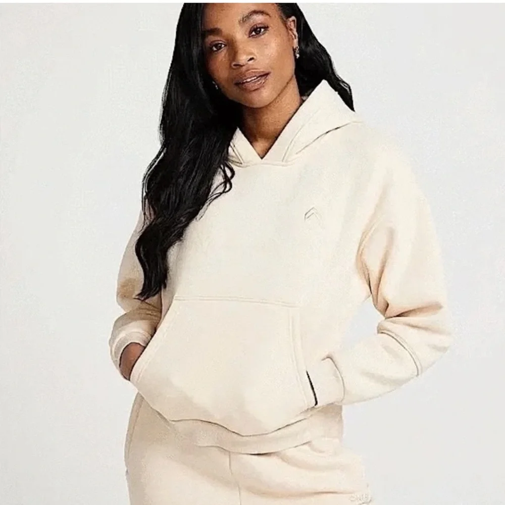 Oner Active Limited Edition Classic Lounge Hoodie Oatmeal Size S - Picture 2 of 14